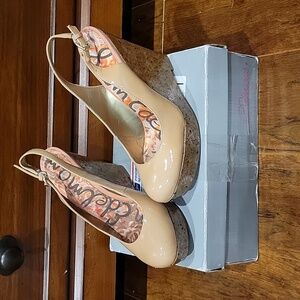 Sam Edelman nude wedge